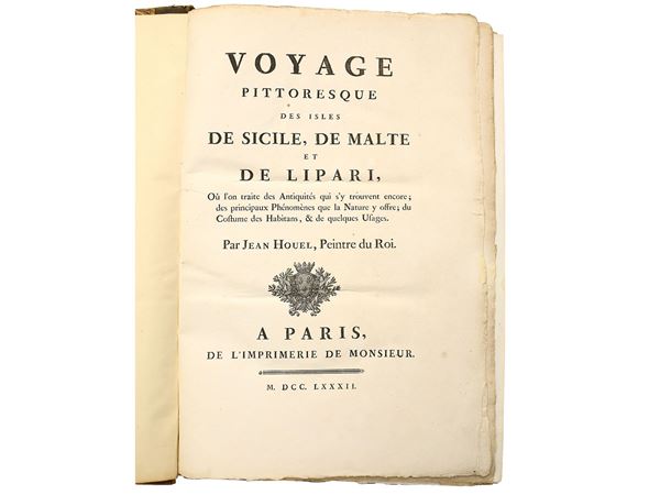 Jean-Pierre-Louis-Laurent Houel - Voyage pittoresque des isles de Sicile, de Malte et de Lipari ...