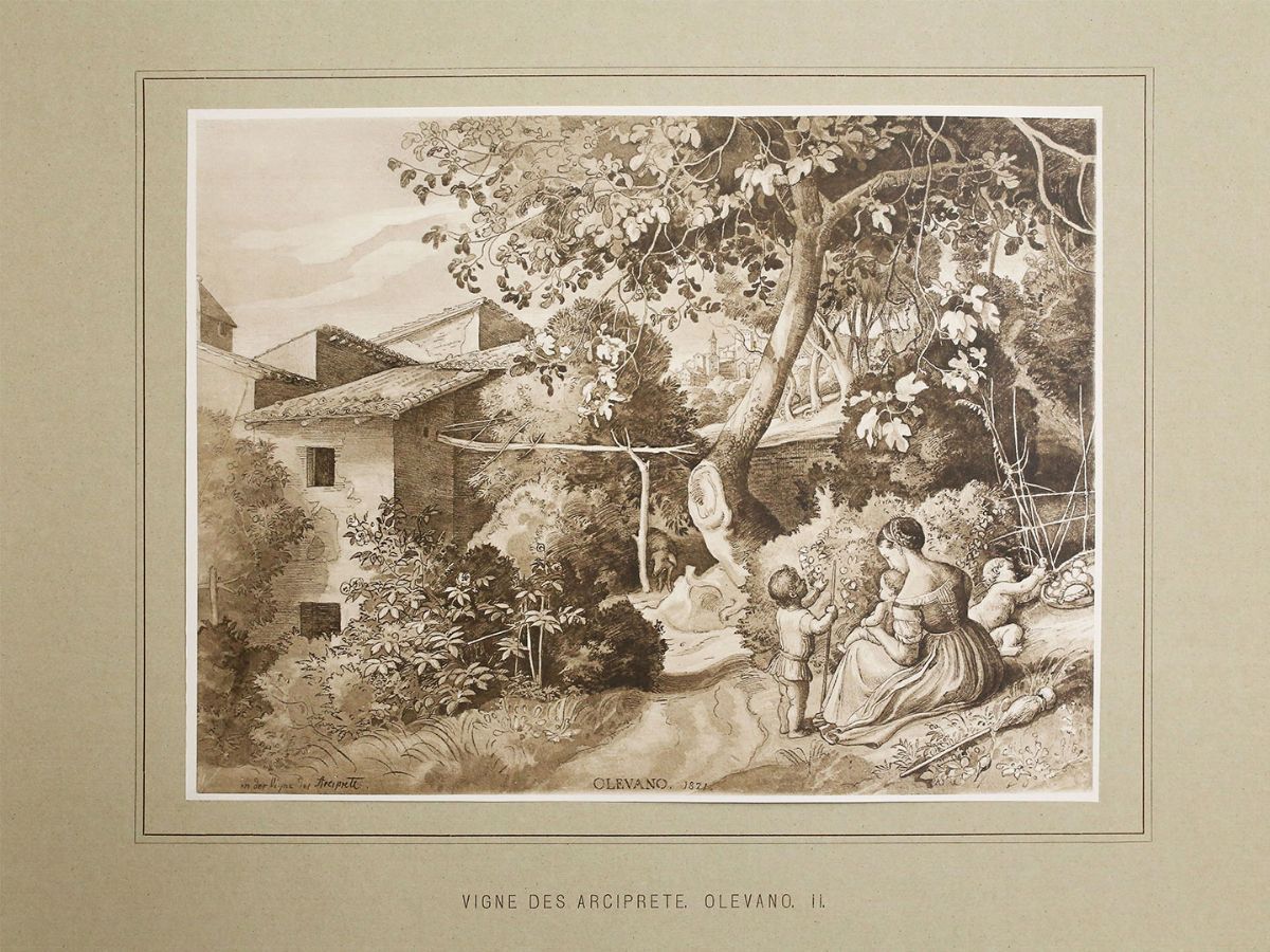 Julius Schnorr Von Carolsfeld - Landschaftsbilder Aus Italien ...