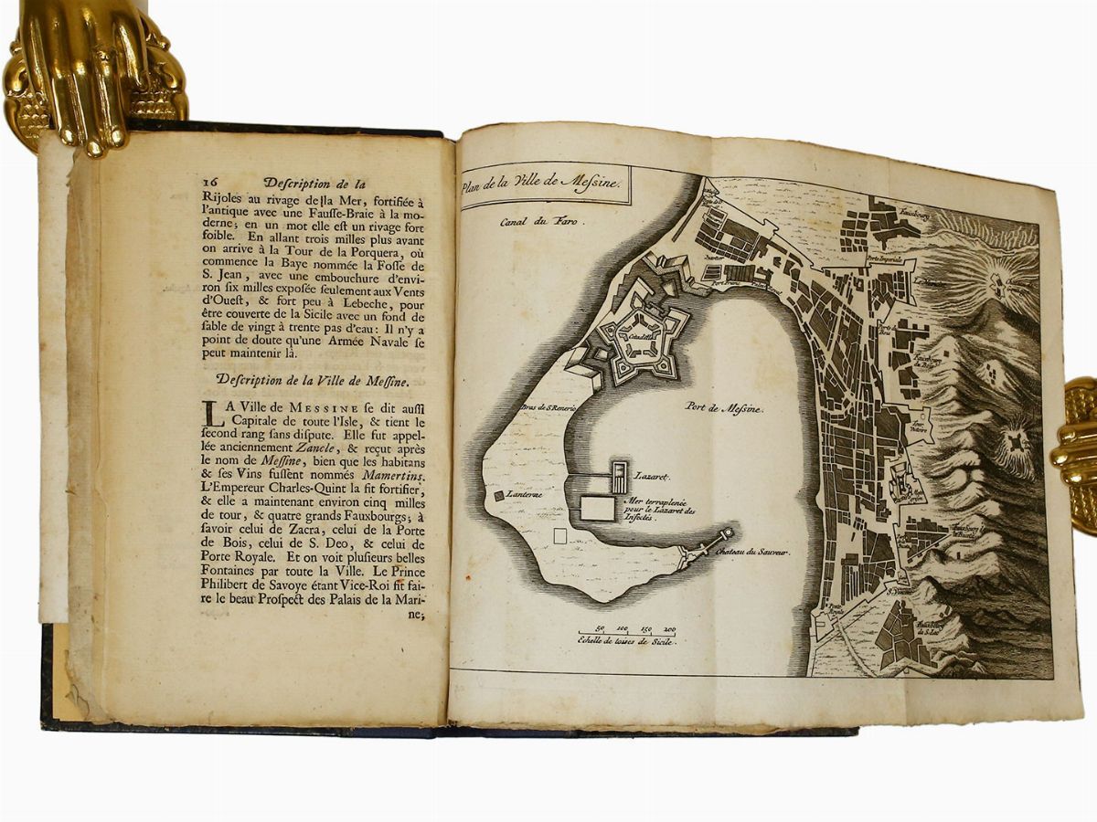 Del Callejo Y Angulo Pedro - Apary Agatin - Description De L'isle De Sicile, Et De Ses Cotes Mari...