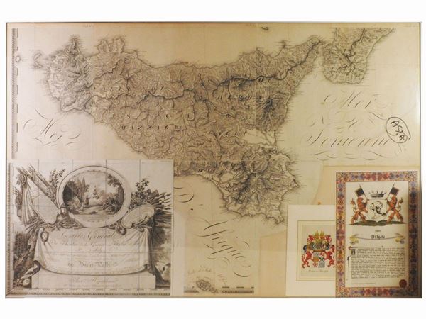 Louis Albert Guillain Bacler D'Albe - Carte générale du théâtre de la guerre en Italie et dans les Alpes 1798-1802