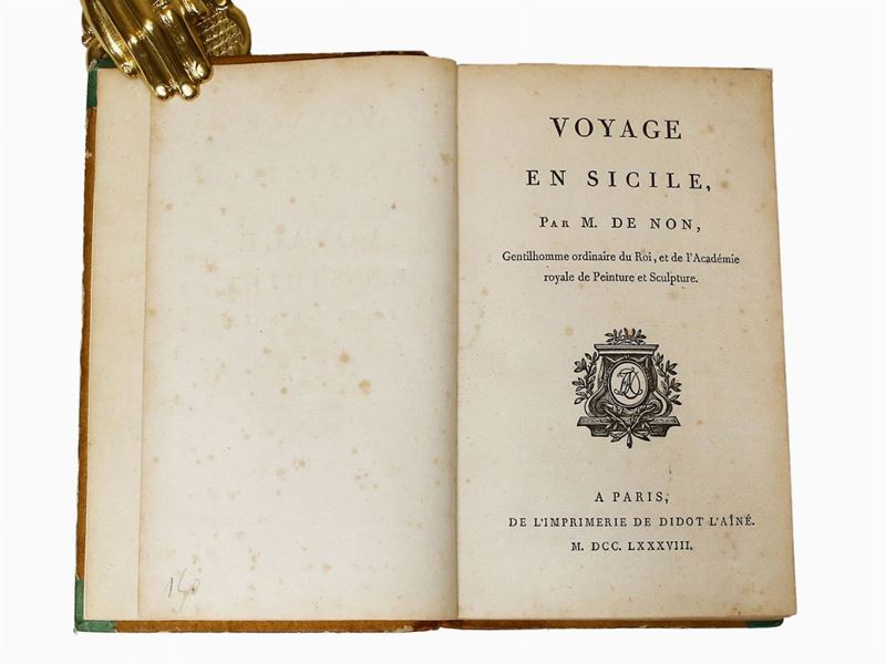 Dominique Vivant Denon - Voyage En Sicile ...