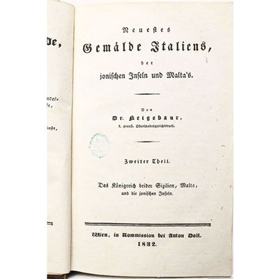 Neuestes Gemälde Italiens, Der Jonischen Inseln Und Malta's