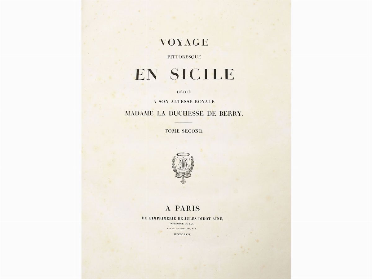 Achille-etienne Gigault De la Salle - Voyage Pittoresque En Sicile