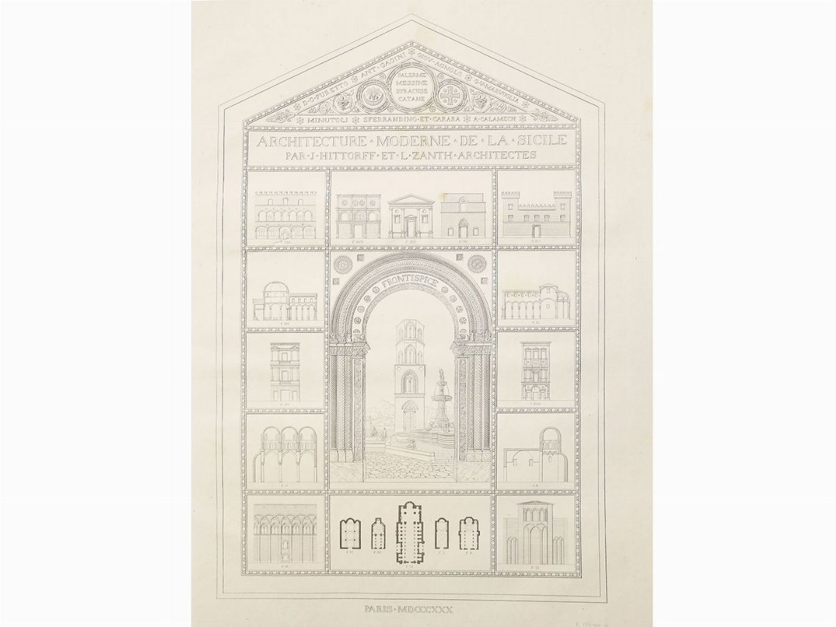 Hittorff Jakob Ignaz - Zanth Ludwig - Architecture Moderne De la Sicile ...