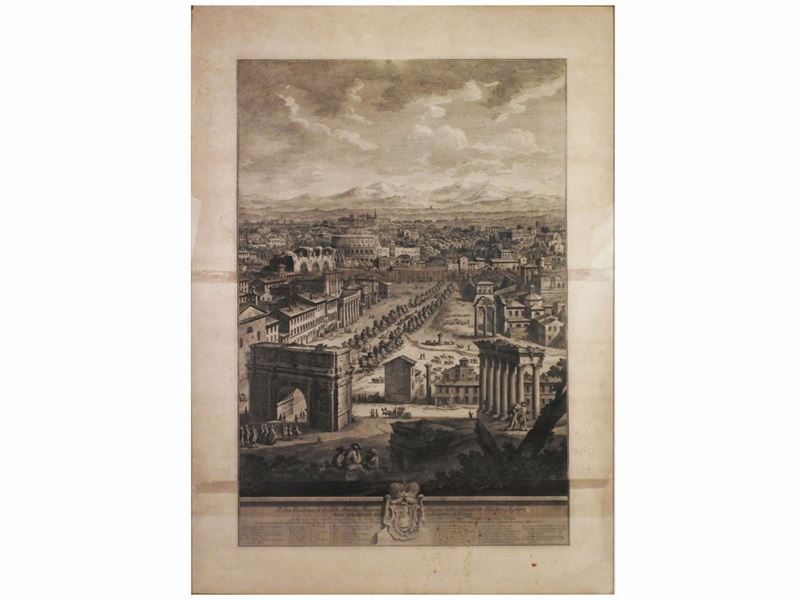 Giuseppe Vasi - Le Rovine delle Antiche Magnificenze di Roma che Si Veggono nel Campo Vaccino