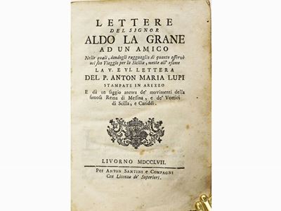 Lettere del Signor Aldo la Grane Ad un Amico ...