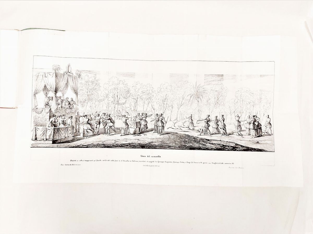 Serie di Quattro Plaquette sulla Festa di Santa Rosalia