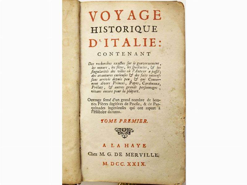 Michel Merville Guyot De - Voyage Historique D'italie ...