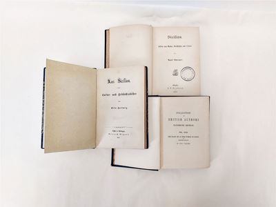 Lotto di Tre Libri D'epoca sulla Sicilia
