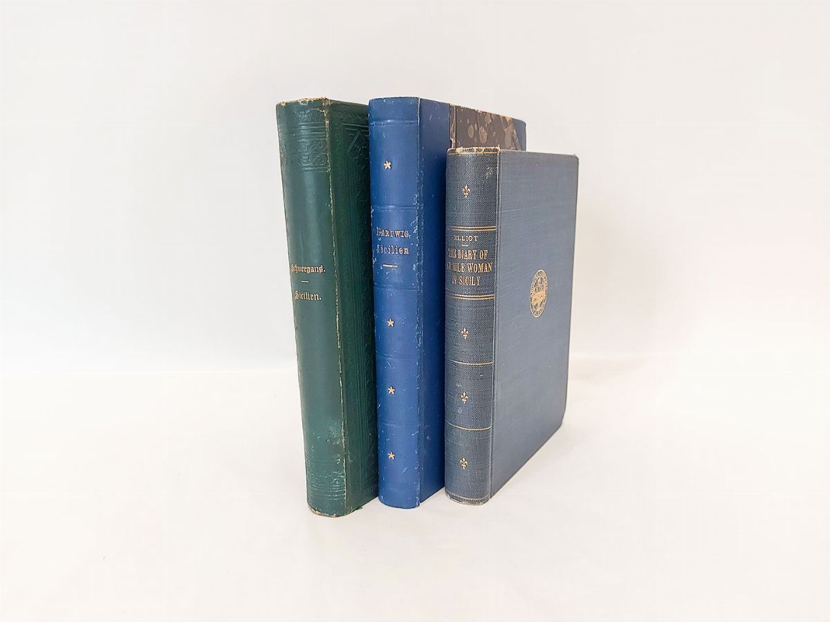 Lotto di Tre Libri D'epoca sulla Sicilia