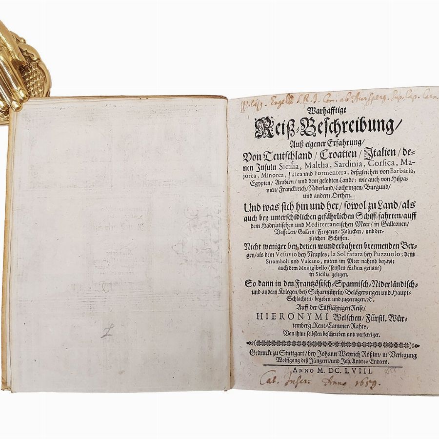 Hieronymus Welsch - Warhafftige Reiss-beschreibung