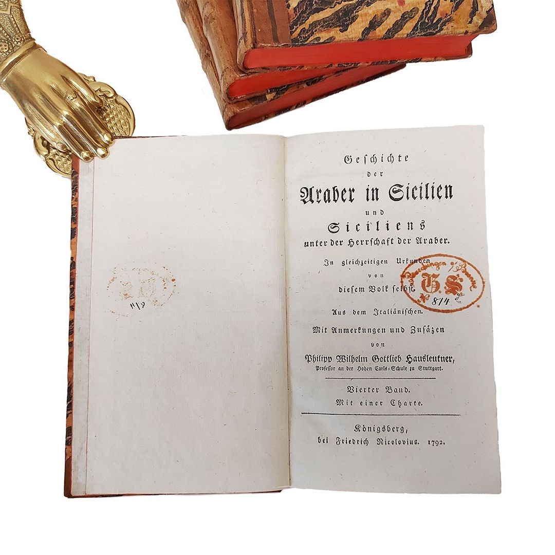 Giuseppe Vella - Geschichte Der Araber in Sicilien Und Siciliens Unter Der Herrschaft Der Araber