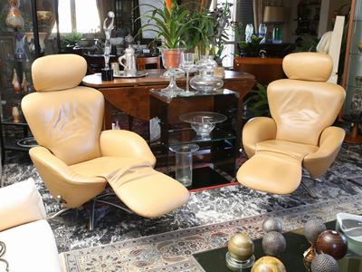 Coppia di Poltrone K10 Dodo, Toshiyuki Kita per Cassina