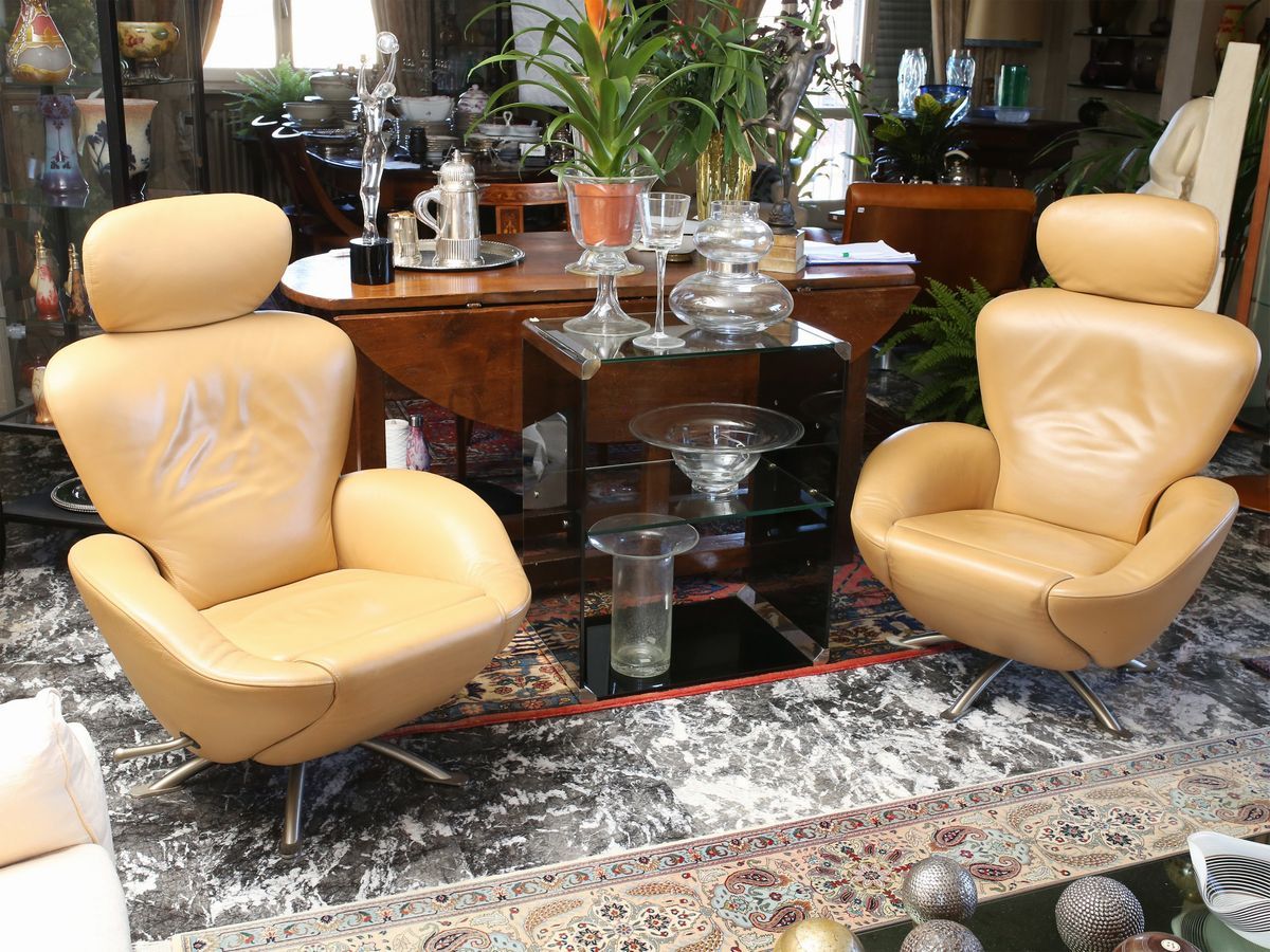 Coppia di Poltrone K10 Dodo, Toshiyuki Kita per Cassina