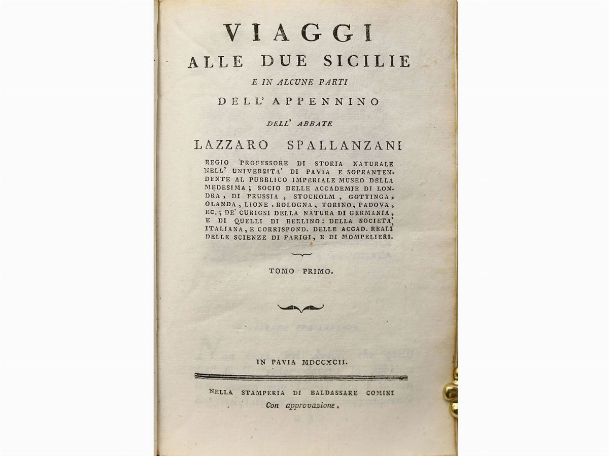 Lazzaro Spallanzani - Viaggi alle Due Sicilie e in Alcune Parti Dell'appennino