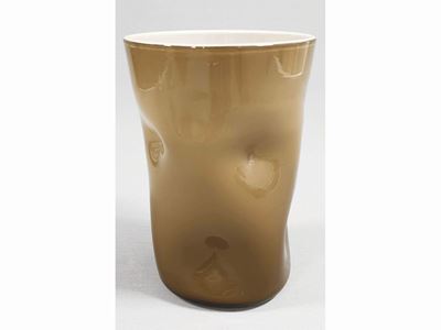 Vaso in Vetro Incamiciato, Seguso Attribuito