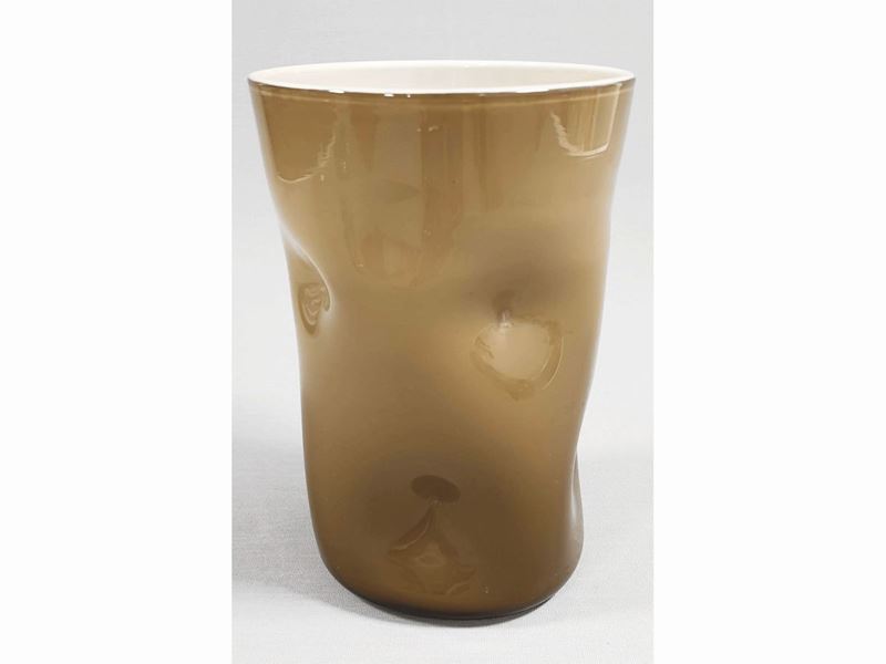 Vaso in Vetro Incamiciato, Seguso Attribuito