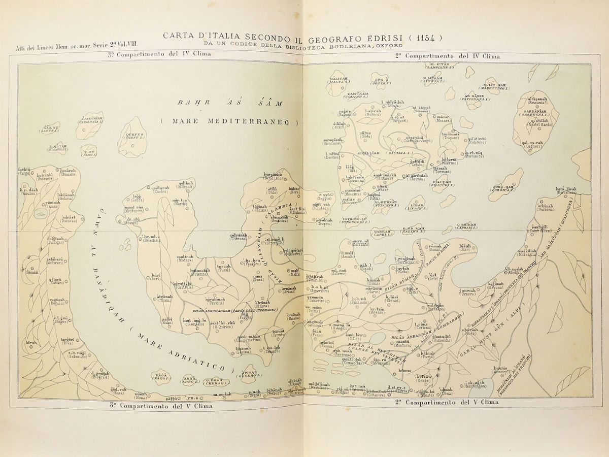 Idrisi - L'italia Descritta nel "libro del Re Ruggero" Compilato da Edrisi
