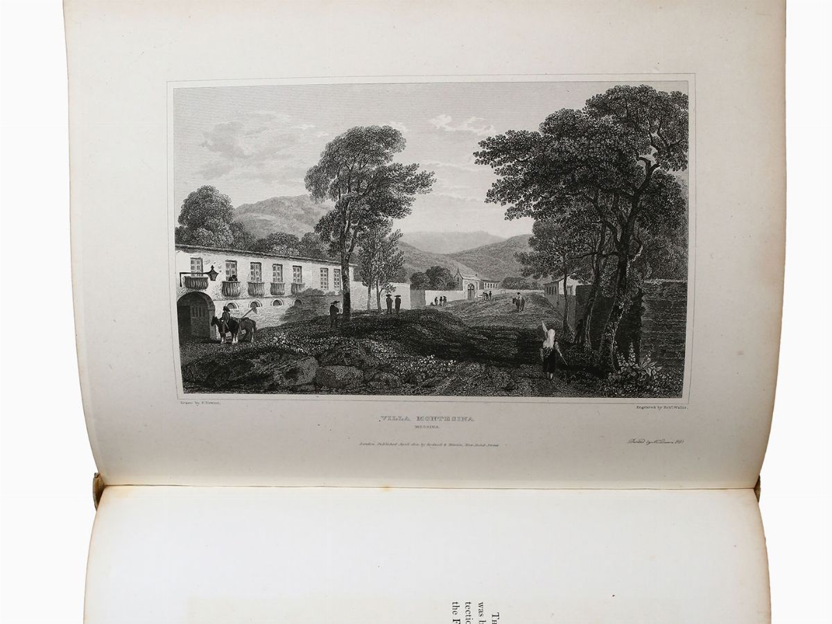 Sicilian Scenery, From Drawings By P. De Wint. The Original Sketches By Major Light