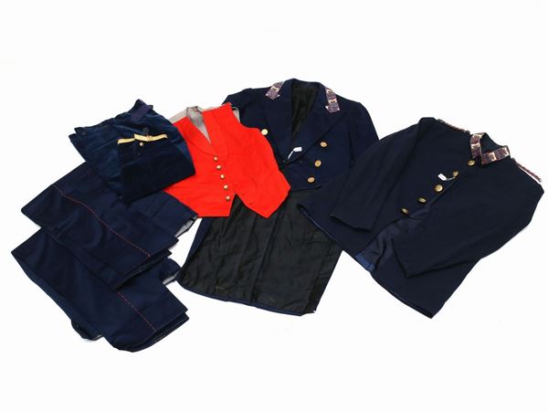 Waiter uniforms  (Italy, Roma, Sixties)  - Auction Furniture, Paintings and Curiosities from Private Collections - Maison Bibelot - Casa d'Aste Firenze - Milano