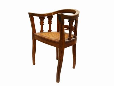 Poltroncina a Pozzetto in Rovere