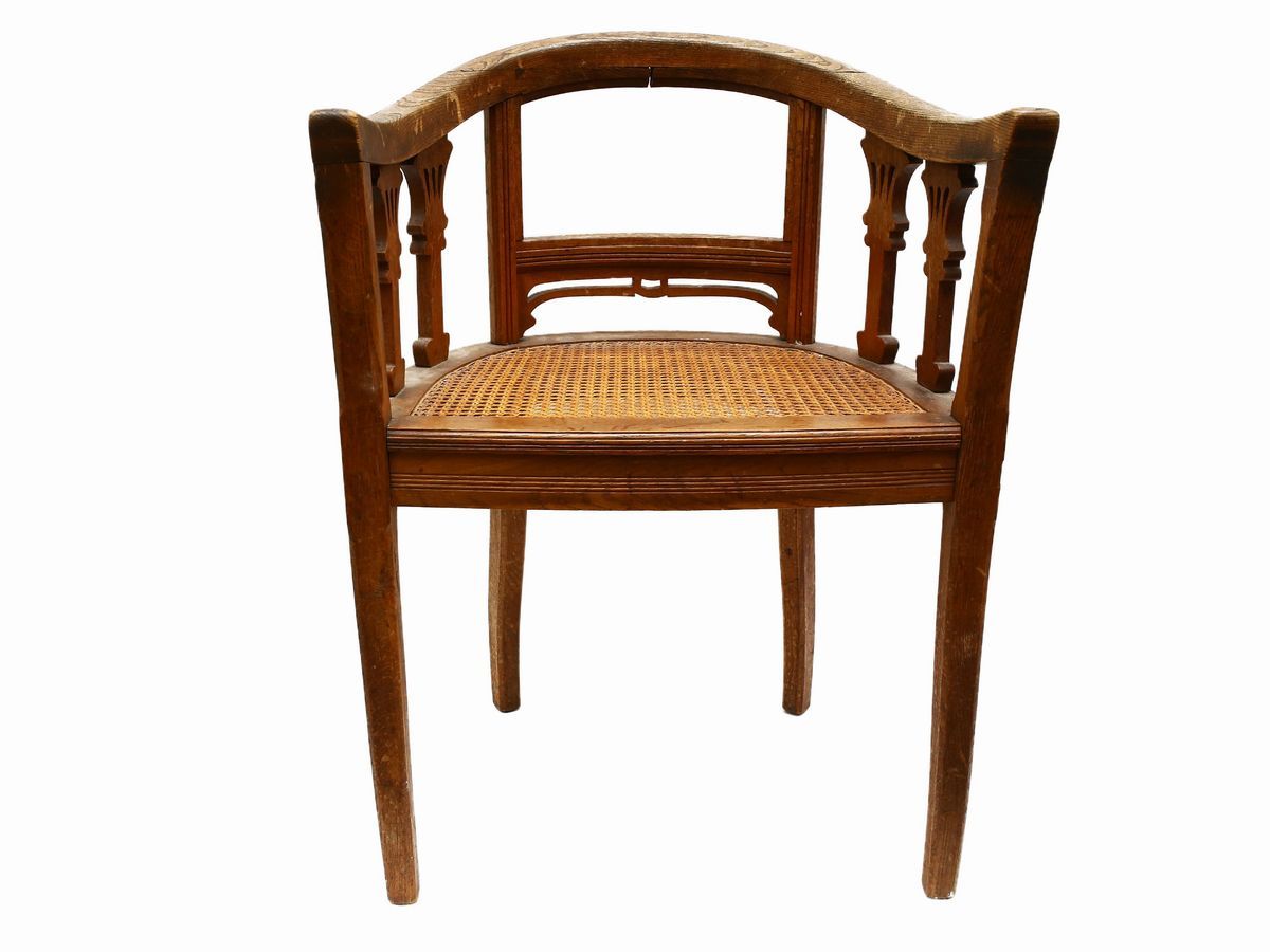 Poltroncina a Pozzetto in Rovere