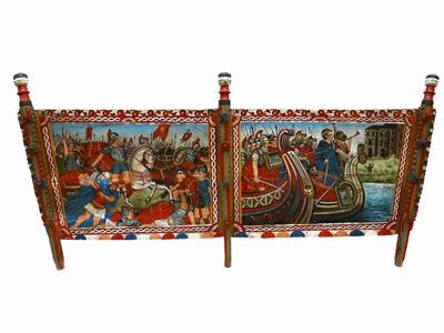 Frammento Ligneo di Carretto Siciliano