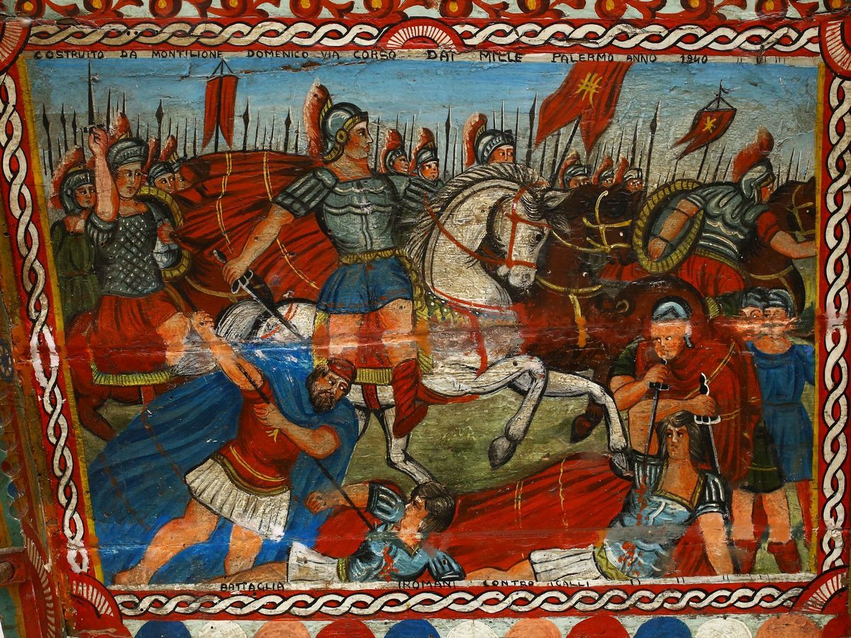 Frammento Ligneo di Carretto Siciliano