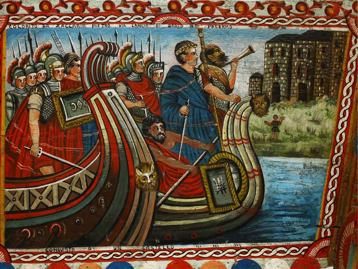 Frammento Ligneo di Carretto Siciliano
