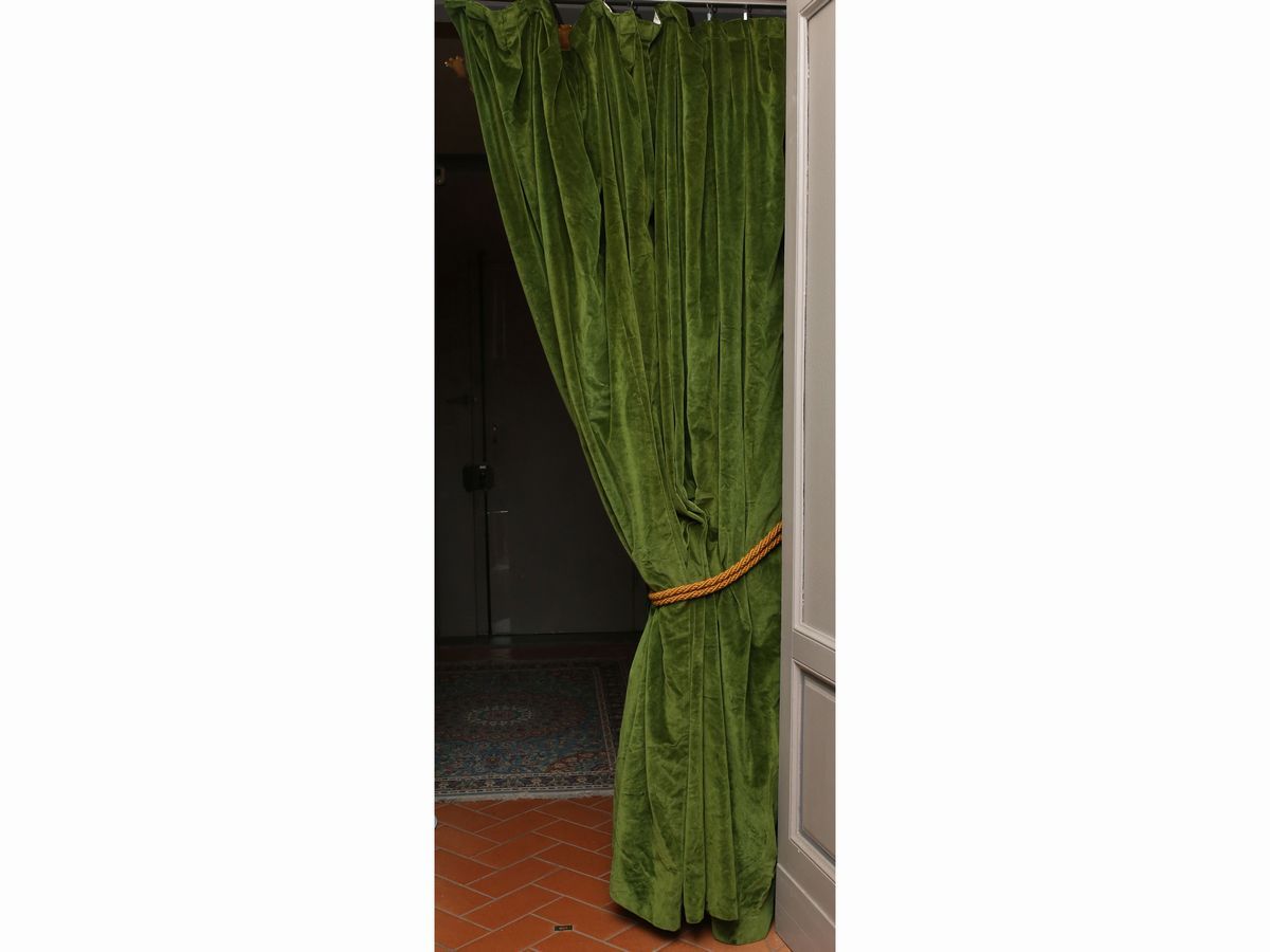 Tenda in Velluto Verde
