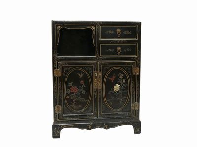 Piccola Credenza in Lacca Nera