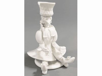 Figura in Vetro Lattimo Fulvio Bianconi per Venini