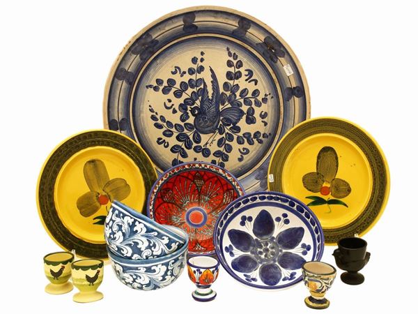 Miscellaneous kitchen accessories in ceramic and glazed terracotta