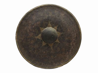 Gong in Ferro Patinato