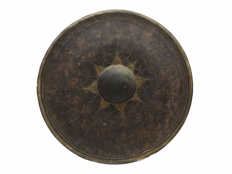 Gong in Ferro Patinato