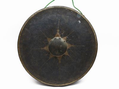 Gong in Ferro Patinato