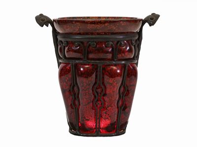 Vaso Daum in Vetro Soffiato