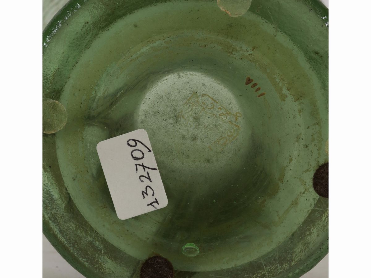 Vaso Legras in Vetro Verde Chiaro
