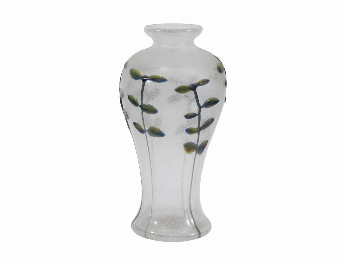 Vaso Carlo Moretti in Vetro Lattiginoso