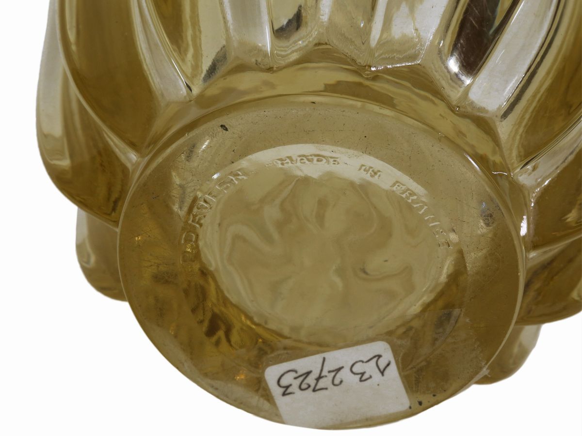 Vaso D'avesn in Vetro Soffiato in Stampo
