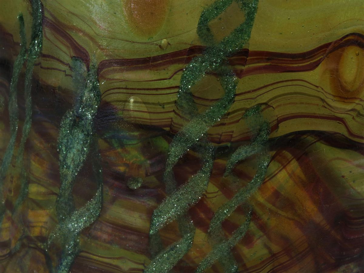 Vaso in Vetro Verde