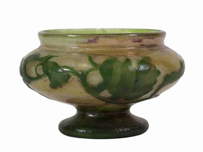 Vaso Muller-frères in Vetro Doppio a Cammeo