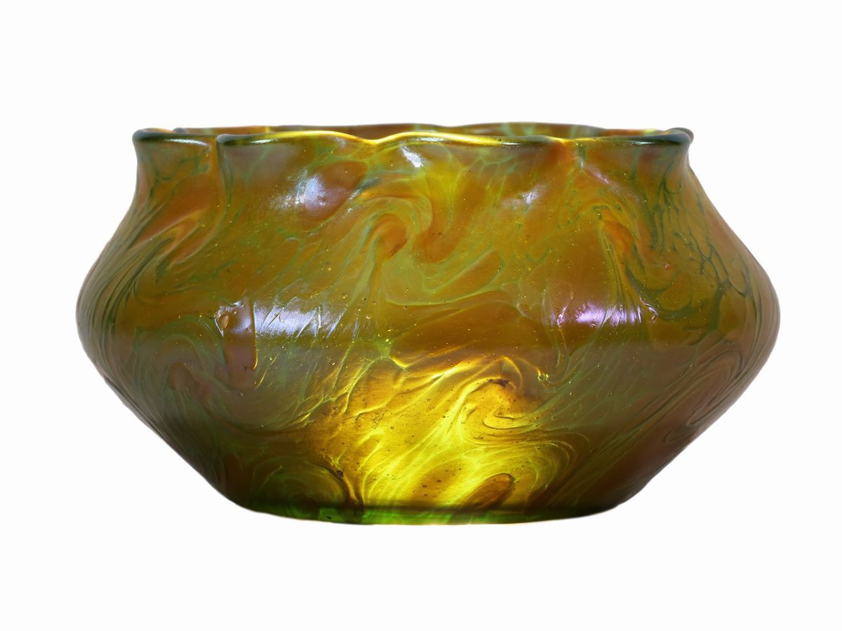 Vaso in Vetro Iridescente