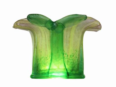 Vasetto in Vetro Viola e Verde