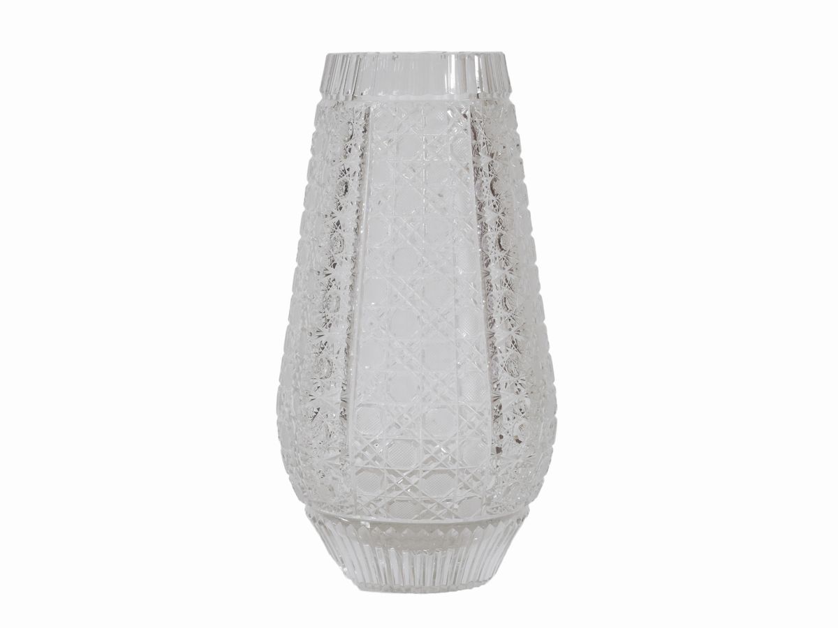 Vaso Boemo in Cristallo Molato
