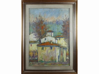 Paesaggio con Case