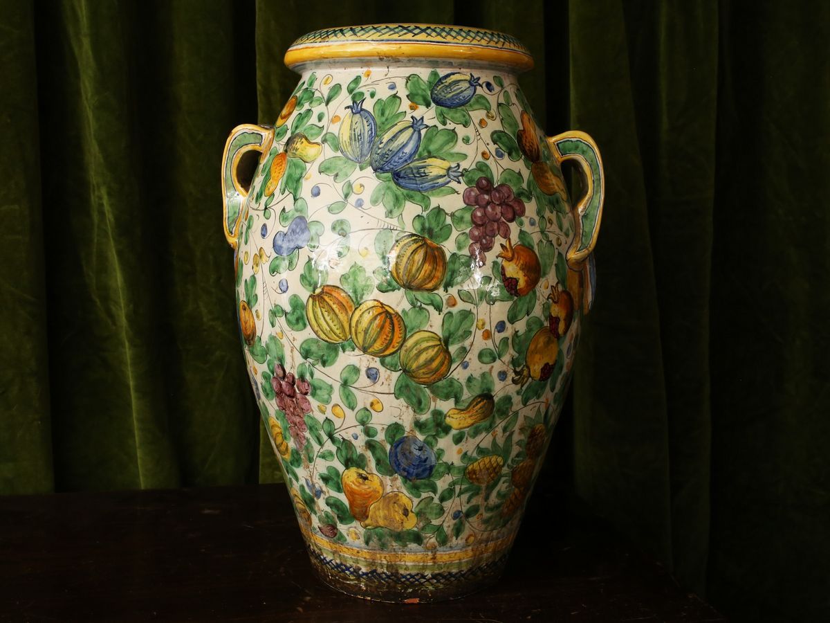 Piccolo Orcio in Terracotta Smaltata