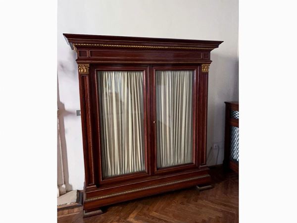 A mahogany library  (late 19th century)  - Auction Furniture from Compagni Palace in Florence - Maison Bibelot - Casa d'Aste Firenze - Milano