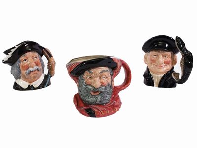 Tre Boccali in Ceramica Royal Doulton