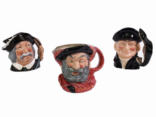 Three Royal Doulton ceramic mugs